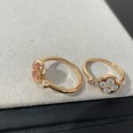 [Eternal Jewelry]SUN 1 DIAMOND PINK MOP RING - Image 7