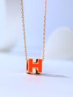 [Eternal Jewelry]H CAGE PINK GOLD NECKLACE - Image 4