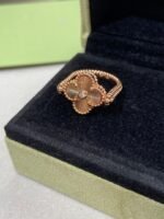 [Eternal Jewelry]CLOVER RIVERSIBLE PINK GOLD RING - Image 8