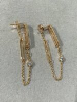 [Eternal Jewelry]CHAINE CHAOS DIAMOND DROP EARRINGS - Image 4