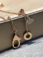 [Eternal Jewelry]DREAM MOP DIAMOND PAVED PINK GOLD NECKLACE - Image 6