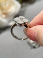 [Eternal Jewelry]CLOVER SILVER MOP DIAMOND RING - Image 2