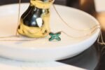 [Eternal Jewelry]JEUX MALACHITE 1 DIAMOND PINK GOLD NECKLACE - Image 2