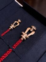 [Eternal Jewelry]FORCE 10 HALF DIAMOND PINK GOLD RED CORDERI LARGE AND MEDIUM MODEL - Image 4