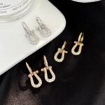 [Eternal Jewelry]FORCE 10 FULL DIAMOND DROP EARRINGS MEDIUM MODEL