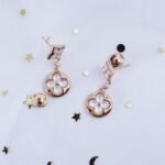 [Eternal Jewelry]STAR AND SUN PINK GOLD MOP DROP EARRINGS - Image 3