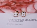 [Eternal Jewelry]STAR AND SUN PINK GOLD MOP STUD EARRINGS - Image 8