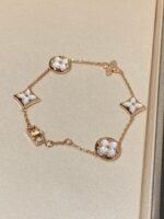 [Eternal Jewelry]STAR AND SUN 5 MOTIF MOP PINK GOLD BRACELET - Image 2