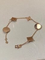 [Eternal Jewelry]STAR AND SUN 5 MOTIF MOP PINK GOLD BRACELET - Image 6