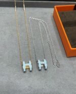 [Eternal Jewelry]POP H SKY BLUE NECKLACE - Image 5