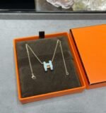[Eternal Jewelry]POP H SKY BLUE NECKLACE - Image 8