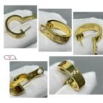 [Eternal Jewelry]LOVE 5.5MM 1 DIAMOND EARRINGS - Image 6