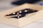 [Eternal Jewelry]IDYLLE GOLD OPEN BRACELET DIAMOND PAVED - Image 4