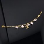 [Eternal Jewelry]LOGO 6 MOTIF STAR AND SUN GOLD BRACELET - Image 4