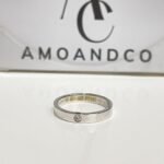 [Eternal Jewelry]LOVE RING 4MM 1 DIAMOND - Image 4