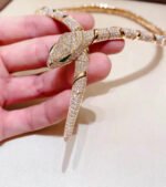 [?Eternal Jewelry?]HAUTE COUTURE GOLD SERPENTI NECKLACE - Image 3