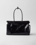 Prada Bonnie Large Leather Handbag - Image 6