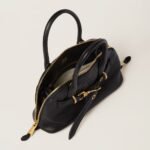 Aventure Nappa Leather Handbag Black - Image 5