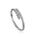 [Eternal Jewelry]SERPENTI BRACELET 6MM SILVER DIAMOND - Image 2