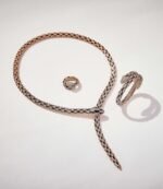 [?Eternal Jewelry?] High-End Bespoke Black Onyx Serpent Necklace - Image 2