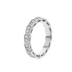 [Eternal Jewelry]SERPENTI RING SILVER DIAMOND PAVED 3MM - Image 2