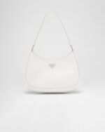 Prada Cleo Glossy Leather Shoulder Bag