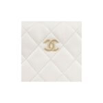 CHANEL 23C POUCH EVENING BAG WHITE - Image 3