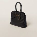 Aventure Nappa Leather Handbag Black - Image 4