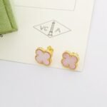 [Eternal Jewelry]Clover Mini Pink Earrings - Image 7