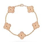 [Eternal Jewelry]CLOVER 5 MOTIFS BRONZING BRACELET - Image 2