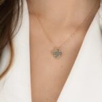 [Eternal Jewelry]CLOVER 15MM  GRAY MOTHER OF PEARL NECKLACE - Image 6