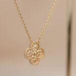 [Eternal Jewelry]CLOVER 15MM  BRONZING NECKLACE - Image 4