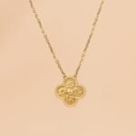 [Eternal Jewelry]CLOVER 15MM  BRONZING NECKLACE - Image 2