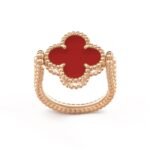 [Eternal Jewelry]CLOVER RIVERSIBLE PINK GOLD RING - Image 2