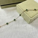 [Eternal Jewelry]CLOVER 6 MOTIF MALACHITE BRACELET - Image 5