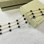 [Eternal Jewelry]CLOVER 6 MOTIF  ONYXS BRACELET - Image 2