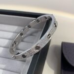 [Eternal Jewelry]LOVE BRACELET 6.1MM DIAMOND-PAVED CERAMIC - Image 6