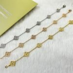 [Eternal Jewelry]CLOVER 6 MOTIF DIAMOND BRACELET - Image 9