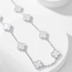 [Eternal Jewelry]CLOVER 10 MOTIFS WHITE MOTHER OF PEARL NECKLACE - Image 12