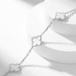 [Eternal Jewelry]CLOVER 10 MOTIFS WHITE MOTHER OF PEARL NECKLACE - Image 16