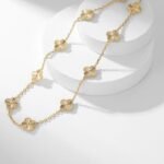[Eternal Jewelry]CLOVER 10 MOTIFS LASER NECKLACE - Image 4