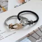 [Eternal Jewelry]FORCE LARGE HORSESHOE BLACK WHITE DIAMOND BRACELET SILVER - Image 17
