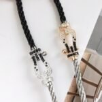 [Eternal Jewelry]FORCE LARGE HORSESHOE BLACK WHITE DIAMOND BRACELET ROSE GOLD - Image 18