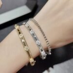 [Eternal Jewelry]CLOVER BRACELET 4MM DIAMONDS - Image 4