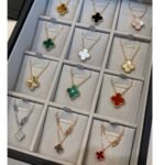 [Eternal Jewelry]CLOVER 15MM DIAMOND SINGLE FLOWER NECKLACE - Image 10
