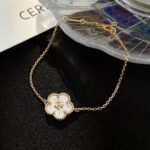 [Eternal Jewelry]LUCKY WHITE MOP PLUM BLOSSOM  BRACELET - Image 2