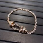 [Eternal Jewelry]FORCE  HORSESHOE  DIAMOND TENNIS BRACELET - Image 6