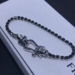 [Eternal Jewelry]FORCE  LARGE HORSESHOE FULL DIAMOND TENNIS BRACELET - Image 10
