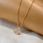 [Eternal Jewelry]CLOVER 15MM DIAMOND SINGLE FLOWER NECKLACE - Image 3