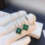[Eternal Jewelry]CLOVER 15MM DIAMOND TURQUOISE NECKLACE - Image 7